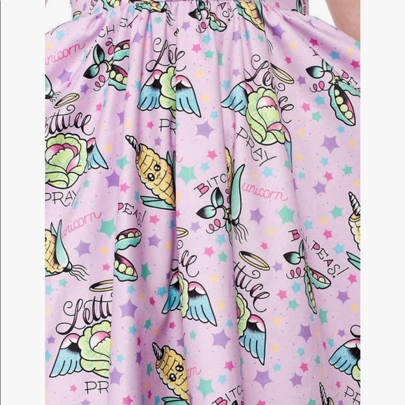 Sourpuss Dress Pun With Foods Retro Rockabilly - Picture 7 of 9